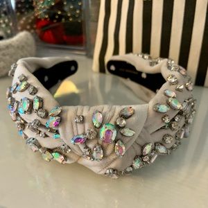 Lele Sadoughi Ivory Pastel Crystal Headband